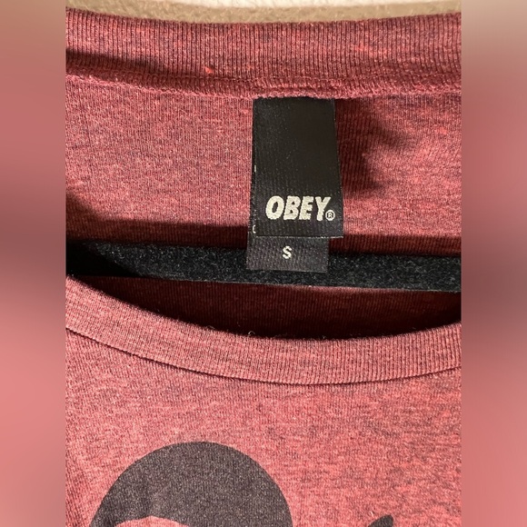 Obey Hi-Fidelity Recordings Graphic Sweatshirt Size S NWOT - Picture 3 of 4